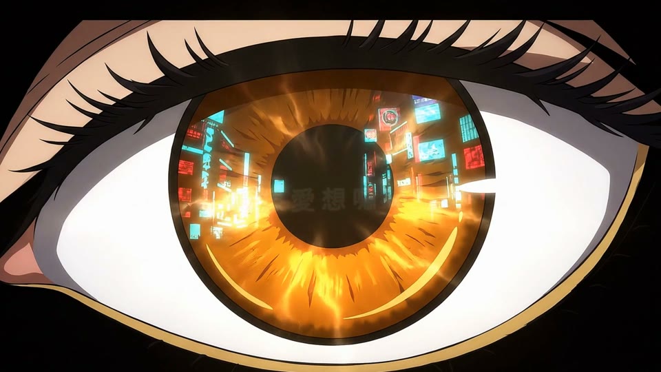Expressive anime imagery and Japanese lyrics in an animated video study