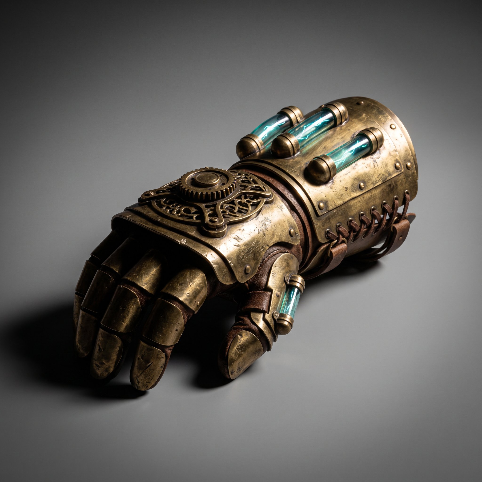 Mechanical gauntlet reference for the film