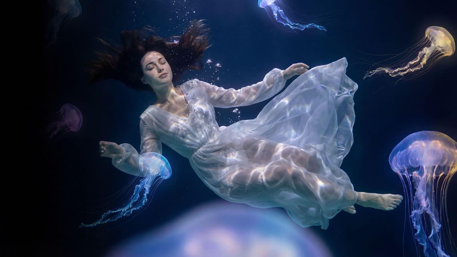 An atmospheric underwater visual world