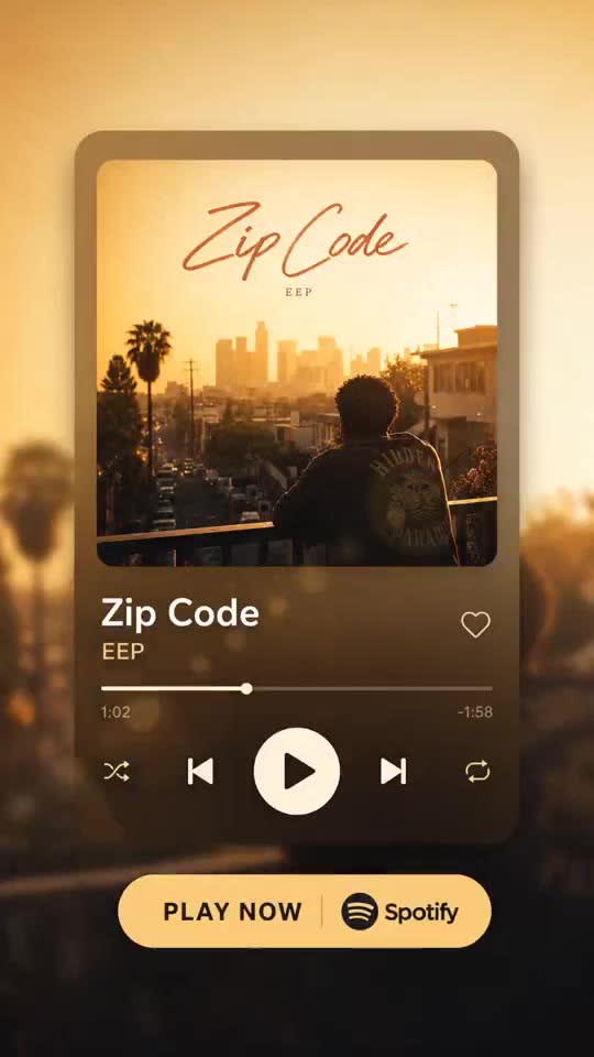 A sunlit city campaign promoting Zip Code
