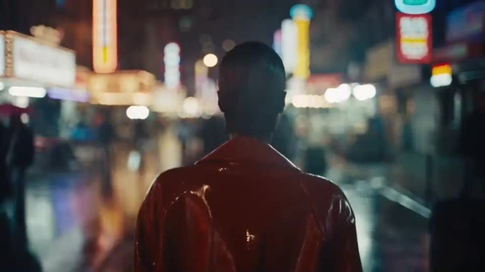 A cinematic R&B music video scene made in Visuals